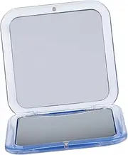 BATHVEVE Compact Folding Mini Aesthetic Mirror Magnification Travel Makeup Mirror for Women Lightweight and Portable for -ups
