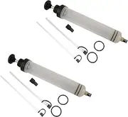 Binxind 2X Car Oil Fluid Extractor Siphon Pump Brake Fluid Syringe Pump Auto Manual Suction Vacuum Fuel Hand Pump 500Ml