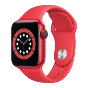 Apple Watch Series 6 40mm Red Alu Case w/ Red Sport Band GPS + Cellular [Refur] - As New