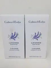 Set of 2 Crabtree & Evelyn Lavender Hand Therapy Intensive Conditioning Cream