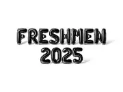 FRESHMEN 2025 Letter Balloon Banner - Freshman Year StudentS Party Decorations