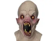 Frightmare Mask Halloween Monster Vampire Dracula Fang Bald Haunted House Zombie
