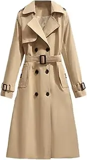 [Generic] Women Trench Long Winter Clothes Double-Breasted Sashes Coats And Jackets Trench Coat