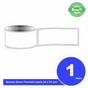 Blumax Direct Thermal 54 x 25mm Labels Zebra,Sato,Citizen,Honeywell,TSC,Codex