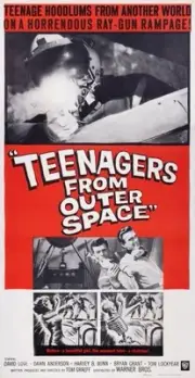 Teenagers From Outer Space poster 1959 Old Film Movie Photo 2