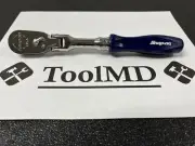 Snap-on Tools USA CLASSIC BLUE 3/8" Drive Hard Grip Flex Head Ratchet FHFD80A