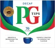 Pg Tips Decaffeinated Tea Pack Of 3 70 Count Each Rainforest Alliance Certified