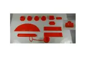 13 piece set of Nintendo 64 N64 port & switch dust covers Made in the USA.
