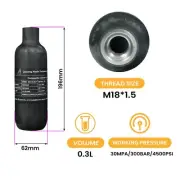 TUXING 4500Psi 0.3L Pcp Carbon Fiber Air Tank,High Pressure Composite Cylinder