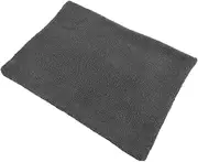 HOMOBABE Pet Warm Blanket Heating Blanket Pet Supplies Cat Heating Pad Cat Accessories Dog Accessories Self Warming Dog Bed Kitten Supplies Lambswool Grey