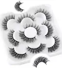 False Lashes Russian Strip Lashes Fluffy D Curl False Eyelashes Natural Lashes S