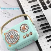 Portable Bluetooth Speaker with Microphone – Retro Karaoke Machine for Home & Pa