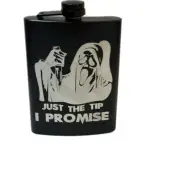 Scream Ghost Face Style Halloween Horror Flask - Stainless Steel Laser Engraved
