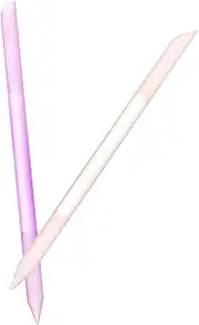 DEARMAMY 2Pcs Cylindrical Glass Nail Files Durable Nail Files for Women Elegant Design for Manicure Pedicure Travel Friendly Nail Care Tools