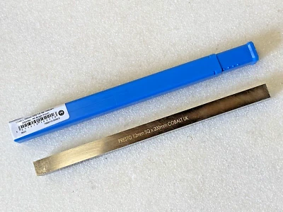 12mm x 200mm SQUARE TOOL BIT HSCo M42 COBALT Co8% DIN4964 h13 Lathe Tool