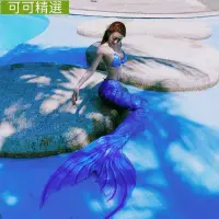 在飛比找Yahoo!奇摩拍賣優惠-美人魚尾巴 美人魚服裝 兒童泳衣美人魚尾巴泳衣大人兒童公主美