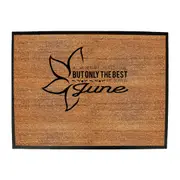 June Birthday All Women Are Created Equal - Funny Novelty Doormat Man Cave Floor mat