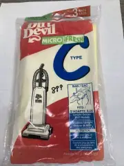 Dirt Devil Micro*Fresh C Type Vacuum Bags, 3 Pack