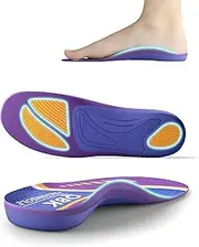 Work Boots Insole, QBK Over Pronation Inserts for Women&Men helps prevent Overpronation, Supination, Heel Spur, Metatarsalgia, Suitable For Work, Standing. XL
