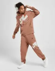 MENS NIKE JORDAN JUMPMAN TRACKSUIT SIZE L (DC9604 256) ARCHAEO BROWN