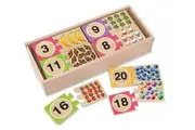 Melissa & Doug - Numbers Wooden Puzzle Cards (MND2542)