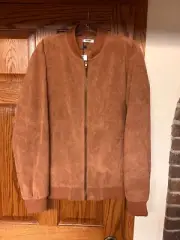 COOFANDY, Casual Varsity Vintage Style Bomber Jacket, Sz L NWT