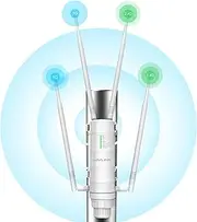 WAVLINK Aerial HD4 AC1200 Dual Band 2.4+5G 1200Mbps Wi-Fi AP/WiFi Extender/Router,High Power Long Range Outdoor Wireless Access Point Weatherproof,3 in 1 with PoE, Gigabit WAN Port,10/100M LAN Port