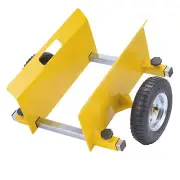 Drywall Cart Dolly Terrain Moving Cart With Pneumatic Wheels Adjustable Clamp