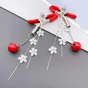 Bdsm Toy For Bondage Sm Toy For Bondage Adustable Metal Clip Metal Nipple Clamps Non-Piercing Nipple Clamps On Nipple Rings With Chain