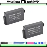 2x Battery for GoPro Fusion and GoPro ASBBA-001 (2720mAh)