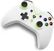 ariv hommey Wireless Controller for Xbox One, Controller Remote Gamepad Compatible with Xbox X/S,Xbox series X/S,PC,with Dual Motors,Turbo Burst function,2.4G wireless joystick White and Green