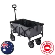 Foldable Beach Trolley Cart Wagon Outdoor Camping Picnic Shopping Folding Barrow