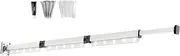 Drying Rack Clothing Wall Mounted - Clothes Drying Hanger - Sturdy Foldable and Retractable Drying Rack for Balcony, Wall Mounted Drying Rack for Laundry Room Organization
