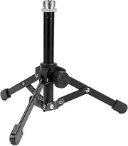 Geekria for Creators Tabletop Tripod Mic Stand Compatible with AKG D5, P120, P420, P820, C1000S, C3000, C451B, P5i, P3S Microphones, Desktop Mic Stand with Foldable Non-Slip Feet