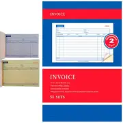 Duplicate Receipt Copy 50 Sets 2 Part Carbonless Record Book Invoice Receipt