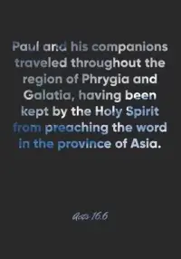 在飛比找博客來優惠-Acts 16: 6 Notebook: Paul and 