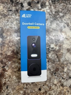 1080P Wireless Video Doorbell Camera, Chime, Night Vision, 2-Way Talk, AI Alerts