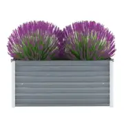 Garden Planter Outdoor Planting Container Galvanize Steel Open Bottom Flower Pot