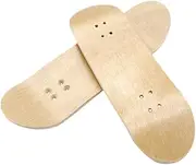 Milisten 2pcs Mini Finger Skateboard Decks Replacement Boards for DIY Fingerboards Lightweight Sturdy Maple Material Present for Finger Skateboarding Enthusiasts