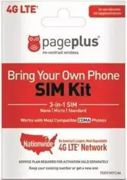 SIM Card 4G LTE 3-In-1 Kit, Black (Nano-Micro-Standard)