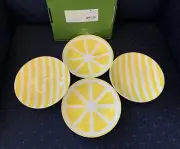 Lenox Kate Spade With A Twist Tidbit Plates Set of 4 New In Box 1st Quality