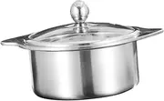 FELTECHELECTR Commercial Hot Pot Cooker Multi-purpose Pot Stainless Steel Construction Restaurant Soup Pot