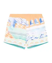 elastic waist swimming trunks S,XL multi-color