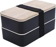 BBTISG Lunch Box Bento Box Japanese, Leak Proof 2 Layer Boxes Stackable Bento Lunch Box Dishwasher, for School and Work for Children and Adults BPA Free Sandwich Box