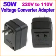 Step Down Transformer Travel Adapter 50W US AC 220V To 110V Voltage Converter US