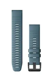Garmin 010-12863-03 QuickFit 22 mm Lakeside Blue Silicone Replacement Watch Band