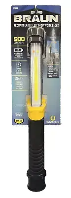 500 Lumen Rechargeable LED Work Light Shop Light Mechanic Torch Lamp