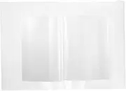 Veemoon 20Pcs Clear Book Cover Protectors Reusable Film for Notebooks Practical Scrapbook Protection for Students School Use
