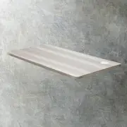 Oikiture 140cm Standing Desk Top Adjustable Electric Desk Board Computer Table Grey-Oak