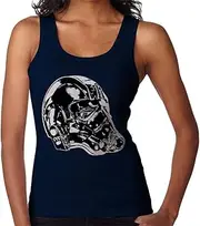 Original Stormtrooper Imperial TIE Pilot Helmet Side Shot Women's Vest Navy Blue